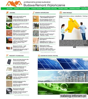 Nowoczesny portal budowlano - remontowy ZBUDUJMYDOM.PL