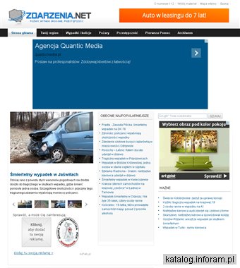 Zdarzenia z Polski - wypadki drogowe