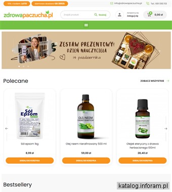 Sklep internetowy ze zdrową żywnością - Zdrowapaczucha.pl