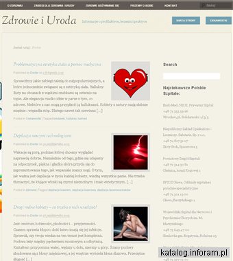 Witryna o urodzie i zdrowiu a także o medycynie