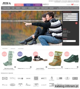 Obuwie damskie i męskie - Zebra buty