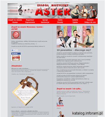 ASTER - zespół na wesele Warszawa