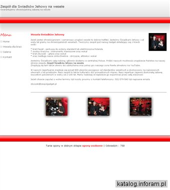 Zespół muzyczny na wesela Świadków Jehowy