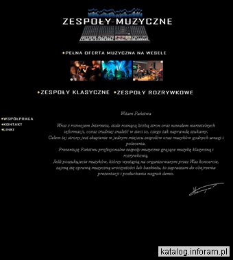 Zespoły muzyczne na wesela