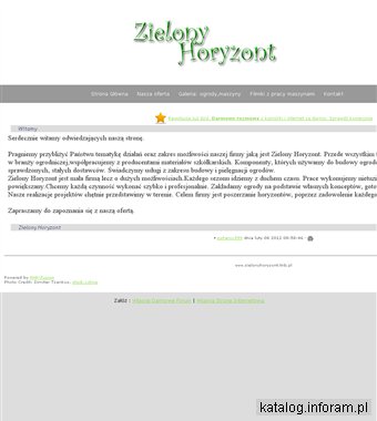 Firma ogrodnicza Zielony Horyzont