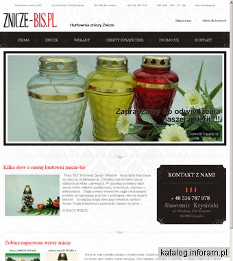 Znicze szklane duże hurtownia