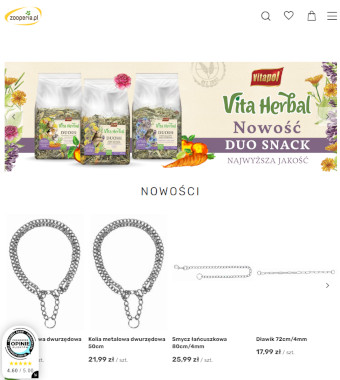 Sklep Zoologiczny Zooperia.pl Karmy i Akcesoria