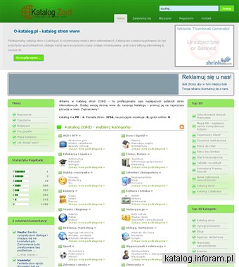 Profesjonalny katalog stron