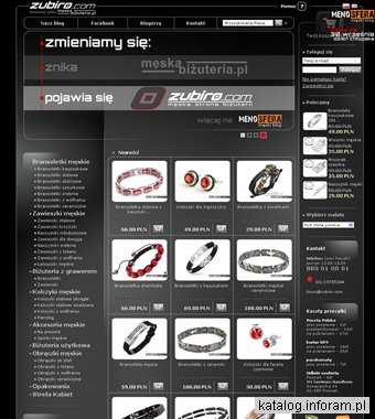 Bransoletki męskie zubiro